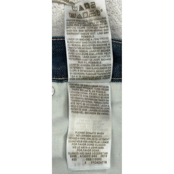 Levi's 511 Skinny Filiforme Jeans Men 30x30 (28x27) Adjustable Waist 9 Pocket - Picture 15 of 16